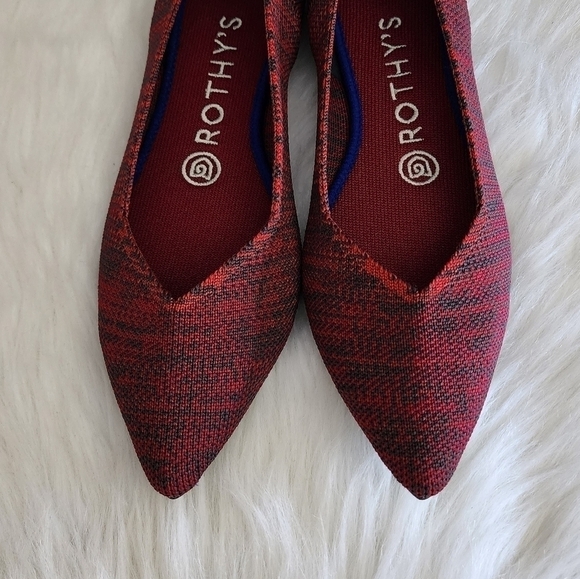 *NWOB* Rothy's The Point in Crimson Heather Red - Picture 3 of 8
